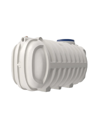 صورة خزان صرف صحي الحسيني أفقي فيبر جلاس فوق الارض سعة 3400 لتر