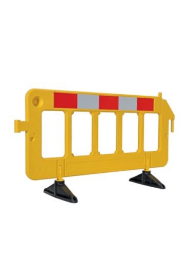 صورة حاجز مرور بلاستيك مقاس 1x1 وزن 20 كجم