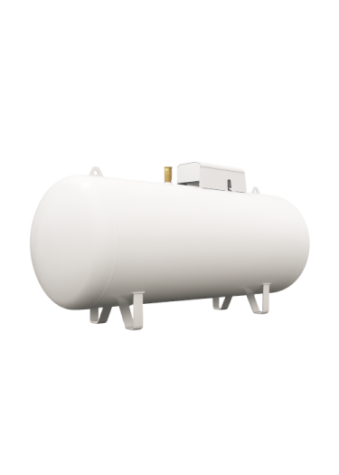 صورة خزان غاز فيبرجلاس أفقى سعة 4000 لتر فوق الأرض المهيدب الوطني