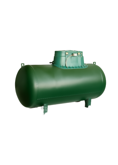 صورة خزان غاز فيبرجلاس أفقى سعة 500 لتر فوق الأرض المهيدب الوطني