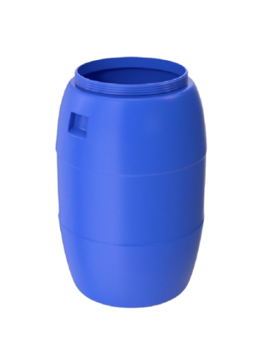 صورة برميل بلاستيك ازرق مفتوح سعة 170 لتر بولي ايثيلين
