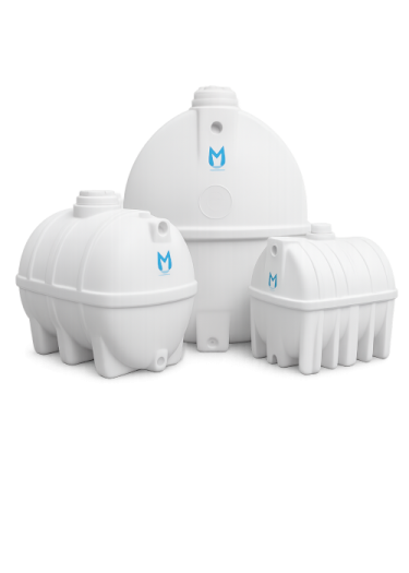 صورة خزان مياه سعة 3000 لتر المهيدب الوطني بولي ايثيلين أفقي