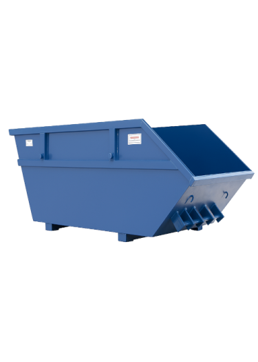 صورة حاوية حديد سكيب لودر مقاس كبير